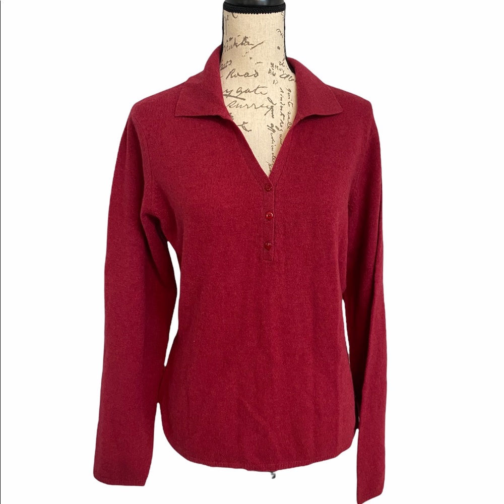 NWT Geneva 2 ply 100% cashmere sweater fits like M/L